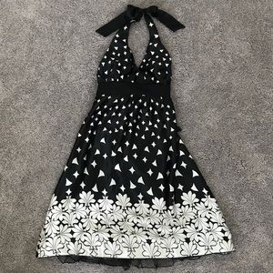 Fun black and white dress